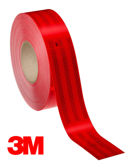 Cinta Reflectante Roja 3M™ Serie 983-72 | Seguridad y Visibilidad Superior