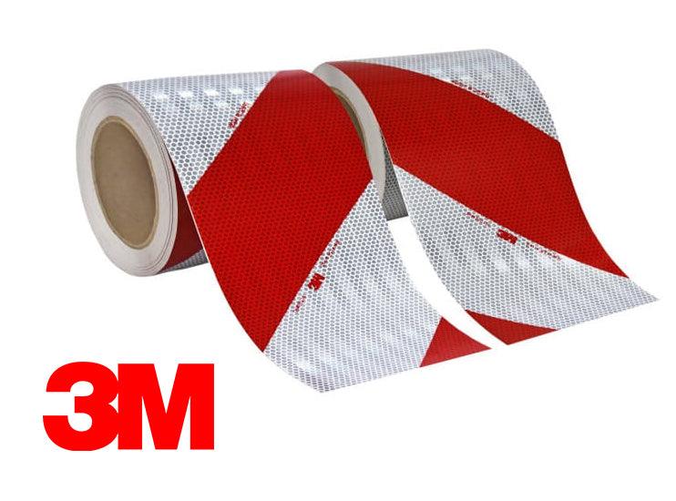 Cinta Reflectante 3M™ V2 Chevron Roja/Blanca | Kit 2 Rollos - Autowin24