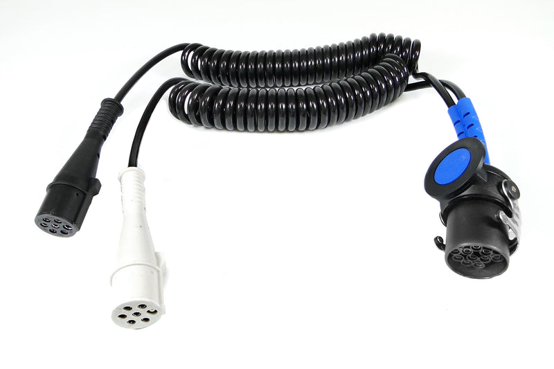 Câble de raccordement électrique ISO 12098 - 1185 - 3731 N/S 24V 15 pôles + raccordement adaptable à 7 + 7 pôles