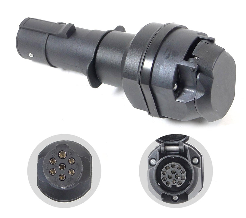 24V to 12V 7P to 13P Voltage Converter for Trailers and Trucks