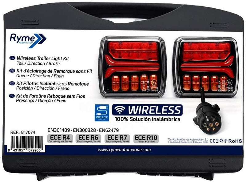 Kit de Pilotos LED Inalámbricos para Remolques - Autowin24