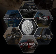 Faro Auxiliar Homologado LED 7” | 6.080 Lúmenes, Máxima Potencia y Durabilidad - Autowin24