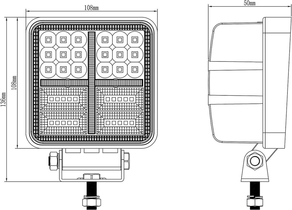 Foco LED de Trabajo LED para Automoción