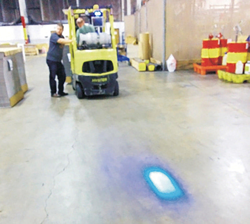 Foco LED azul seguridad LED AZUL 9W - Autowin24