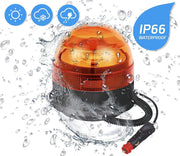 Rotativo LED R65 Homologado - Alta Potencia con Base Magnética y 4 Modos - Autowin24