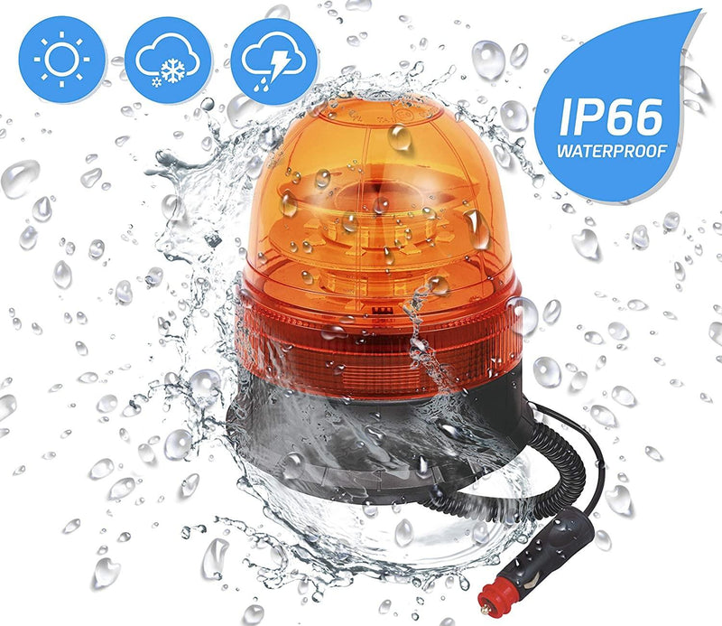 Rotativo LED Homologado R65 - Alta Potencia con 24 LEDs - Autowin24