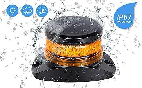 Mini Rotativo LED Ámbar Homologado R65 40W - Compacto y Potente - Autowin24