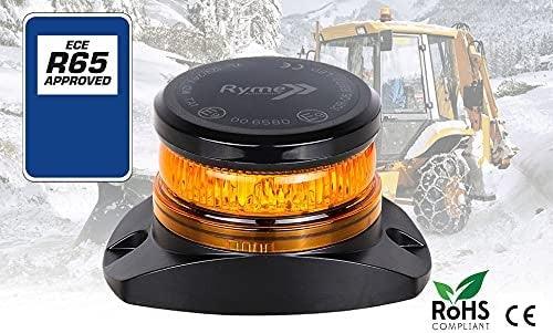 Mini Rotativo LED Ámbar Homologado R65 40W - Compacto y Potente - Autowin24