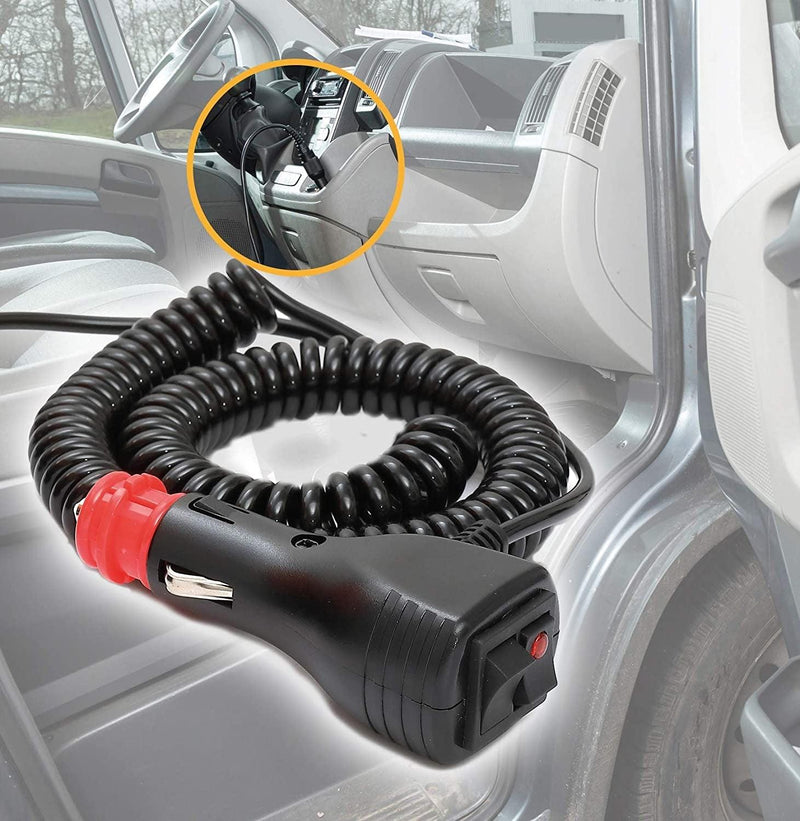 Rotativo LED Ámbar Flexible R65 Monster Alta Potencia y Base DIN - Autowin24