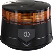 Mini Rotativo LED Ámbar R65 con Batería Recargable y Base Magnética - Autowin24
