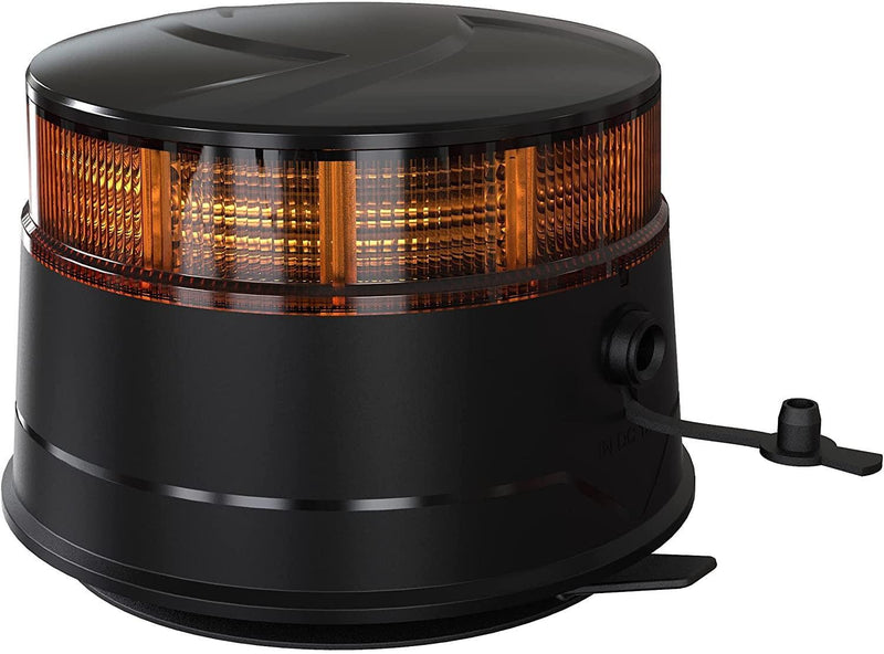 Mini Rotativo LED Ámbar R65 con Batería Recargable y Base Magnética - Autowin24