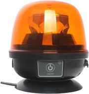 Rotativo LED Ámbar R65 28W con Batería Recargable y Control Remoto - Autowin24