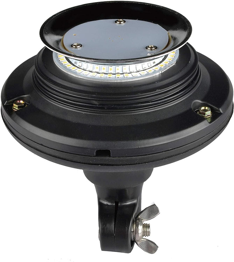 Rotativo LED Ámbar R65 Flexible 45 LEDs Doble Flash y Base DIN - Autowin24