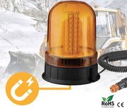 Rotativo LED Ámbar SMD 12/24V con Base Magnética y 3 Funciones - Autowin24