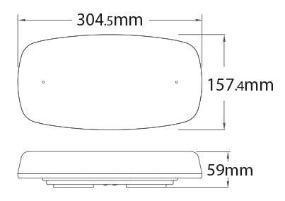 puente-prioritario-led-ambar-homologado-304-mm-con-bateria-recargable