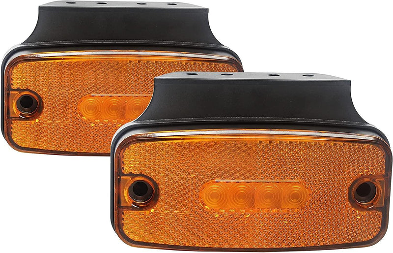 Luz de Delimitación Lateral LED · Luz Reflectora con Luz Lateral de Posición Ámbar - Autowin24