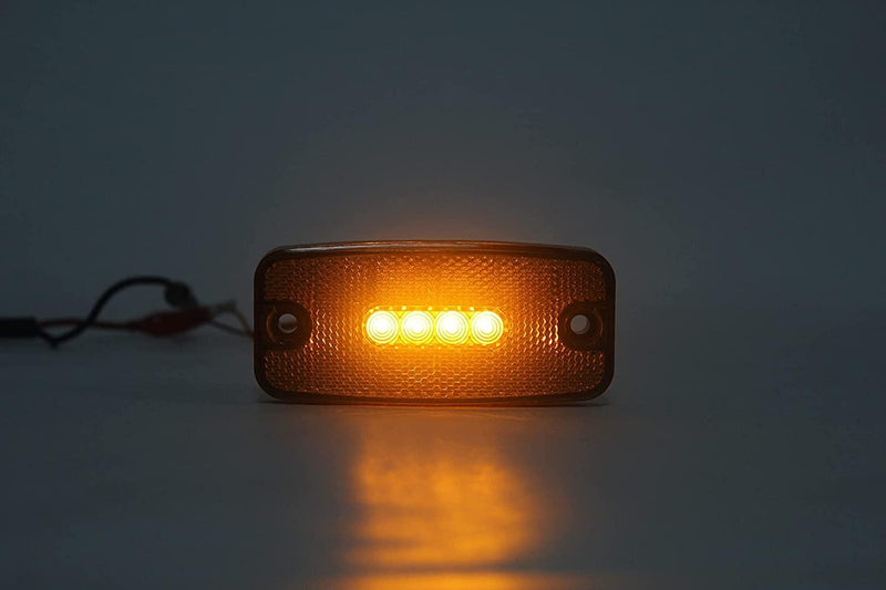 Luz de Delimitación Lateral LED · Luz Reflectora con Luz Lateral de Posición Ámbar - Autowin24