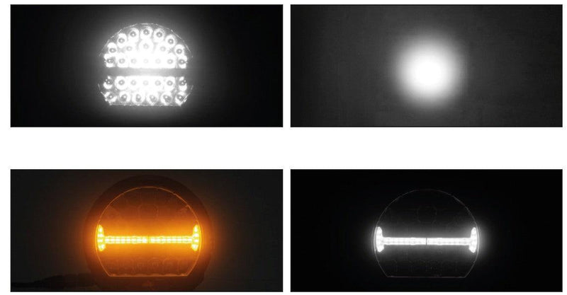 Faro Delantero LED Potente 141W Homologado Driving 7.752 Lúmenes con Luz de Posición ECE R112 - Autowin24