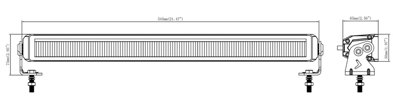 Barra LED Delantera 65W | 6.500 Lúmenes Homologados y Tecnología OSRAM - Autowin24