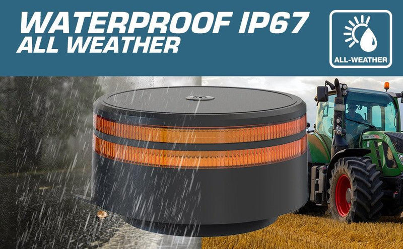 Rotativo LED R65 Tipo Hella - Alta Visibilidad Día y Noche - Autowin24