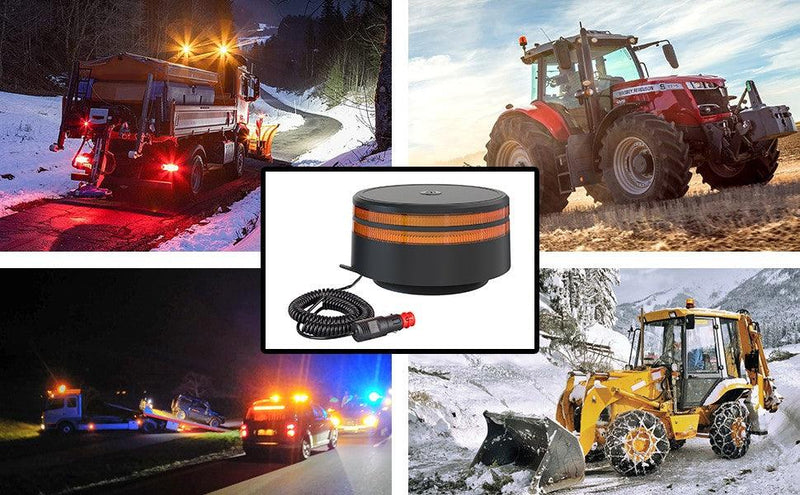 Rotativo LED R65 Tipo Hella - Alta Visibilidad Día y Noche - Autowin24