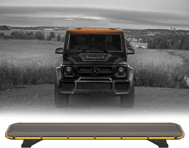 Puente Prioritario LED Ámbar R65 – 1.200 mm, Mando Inalámbrico y Alta Visibilidad - Autowin24