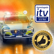 Puente Prioritario LED Ámbar R65 – 1.200 mm, Mando Inalámbrico y Alta Visibilidad - Autowin24