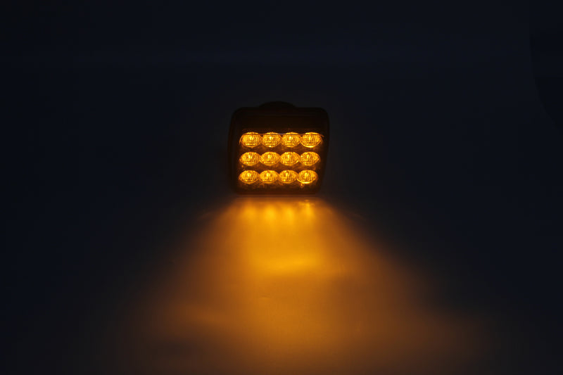 Kit Pilotos Emergencia Ámbar R65 LED IP67 Magnético Recargable