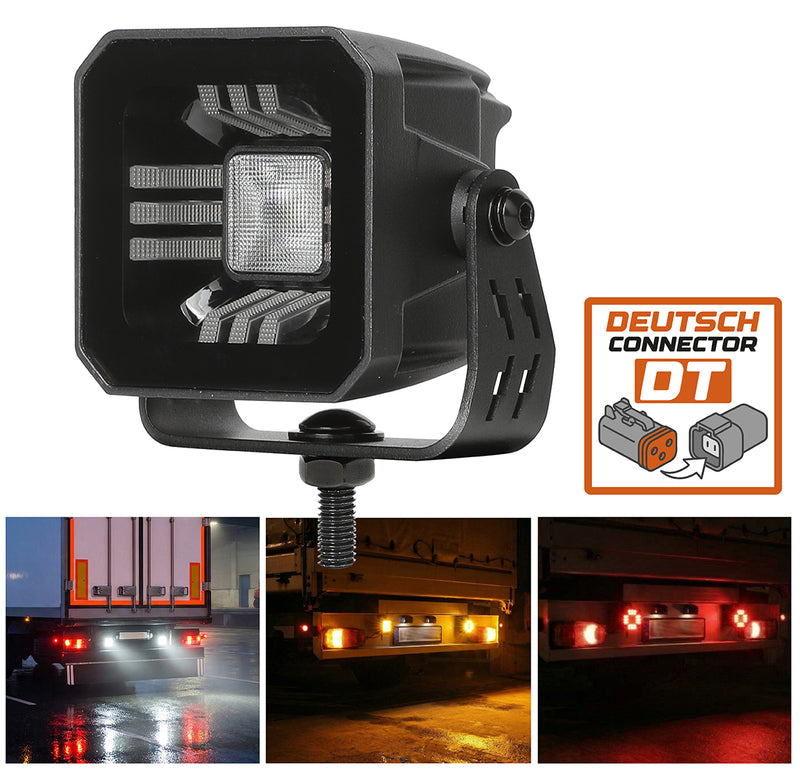 FOCO TRASERO MARCHA ATRAS / TRABAJO 27W 1500LM