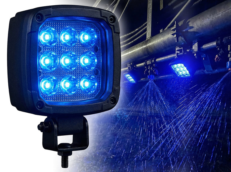 FOCO LED AZUL para pulverizado spray agricola 30W