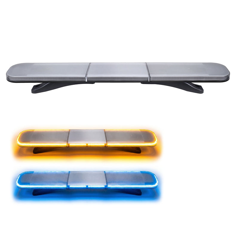 Puente Luminoso LED de Emergencia Bicolor Ámbar/Azul 12/24V – 1200 mm | Homologado R65