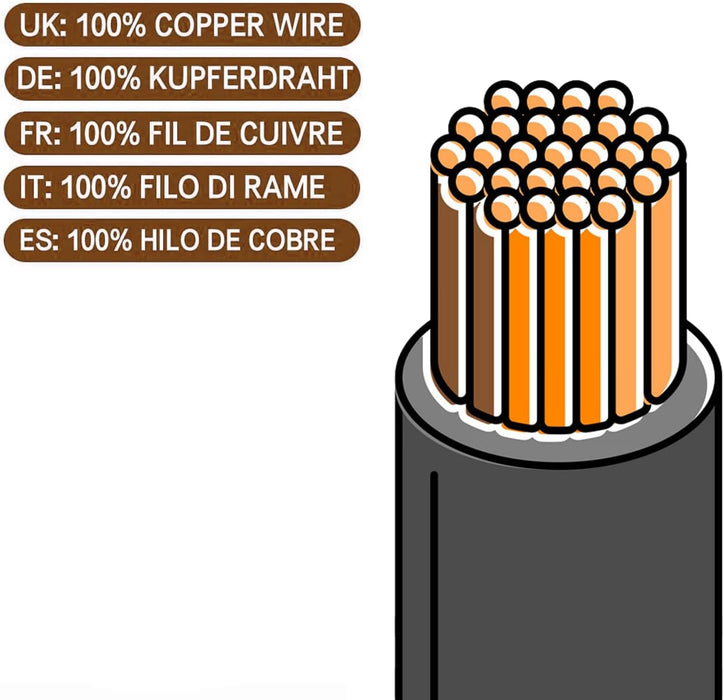 7 Pin Trailer Plug | 3.5M Extendable TPU Cable | Heavy Duty for Caravans and Tractors