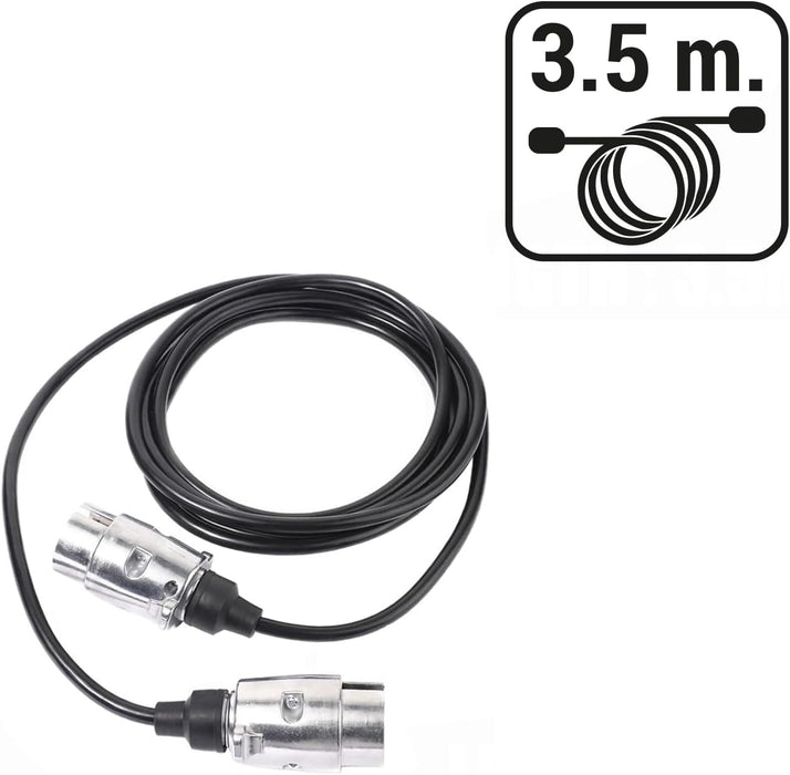 7 Pin Trailer Plug | 3.5M Extendable TPU Cable | Heavy Duty for Caravans and Tractors