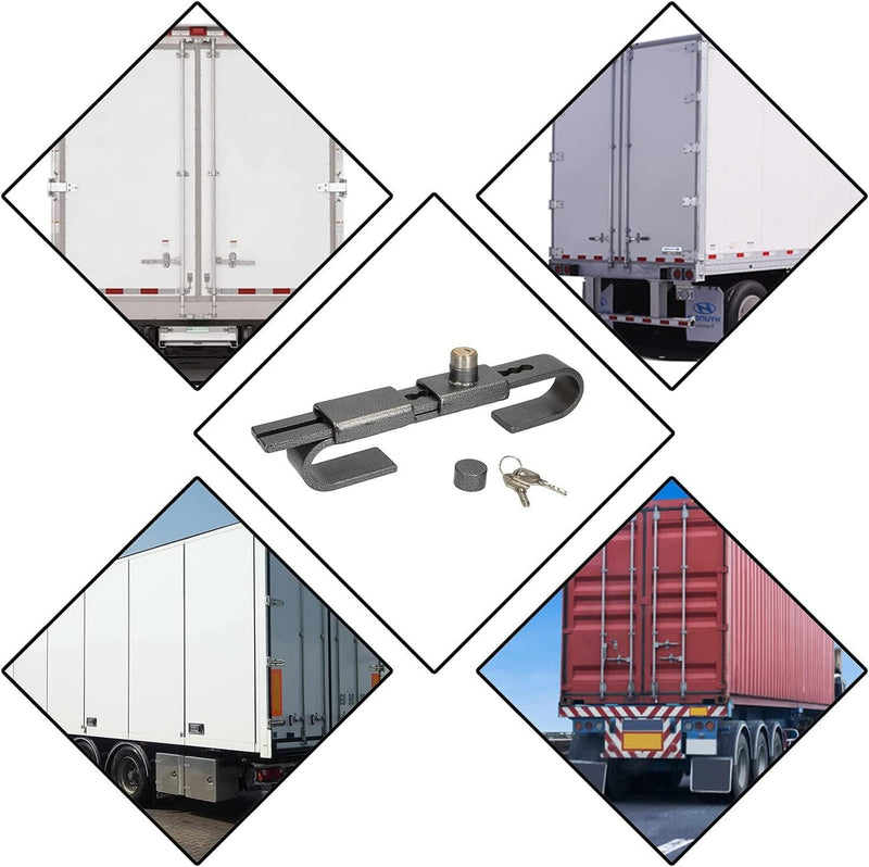 Candado Antirrobo para Camiones y Contenedores | Ajustable 220- 430 mm. Acero endurecido - Autowin24