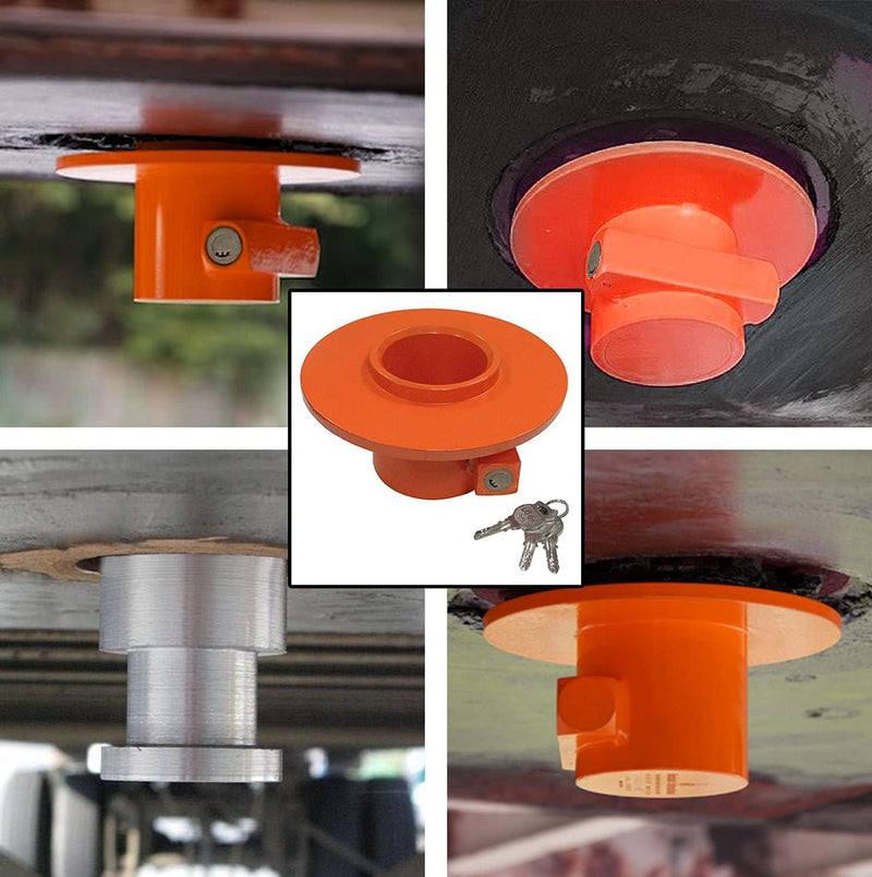 Kingpin Lock - Candado Antirrobo para 5ª Rueda | Alta Seguridad para Remolques y Tractores - Autowin24