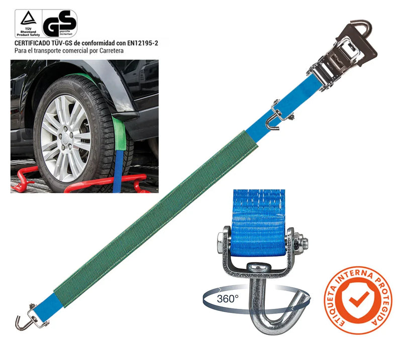 Sangle porte-voiture, 2,5 mètres - 50 mm. BS5000KG