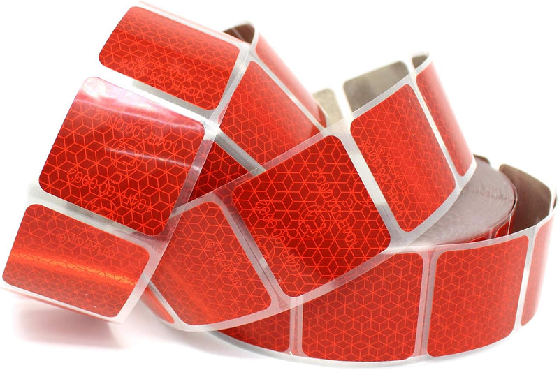 CINTA LONAS ROJA SEGMENTADA ROLLO 50MT