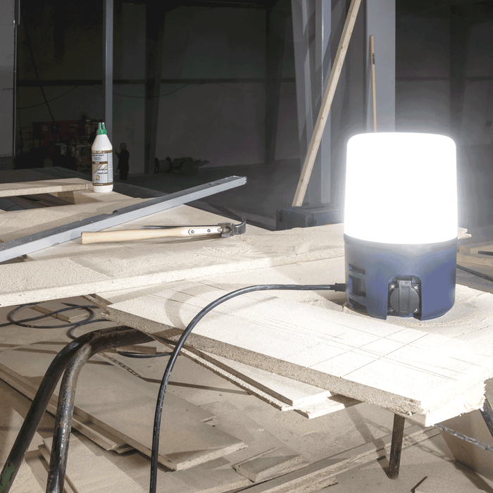 AREA LITE CO LED Construction Spotlight – 6000 Lumens and 360° Angle