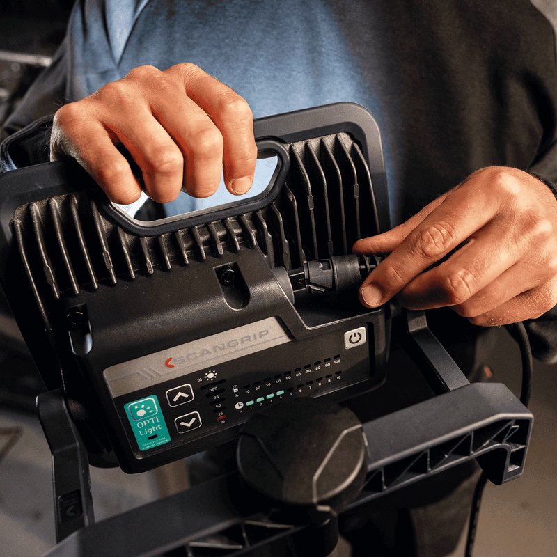 Foco de Trabajo LED NOVA 4K C+R - Iluminación Potente con Batería Recargable - Autowin24