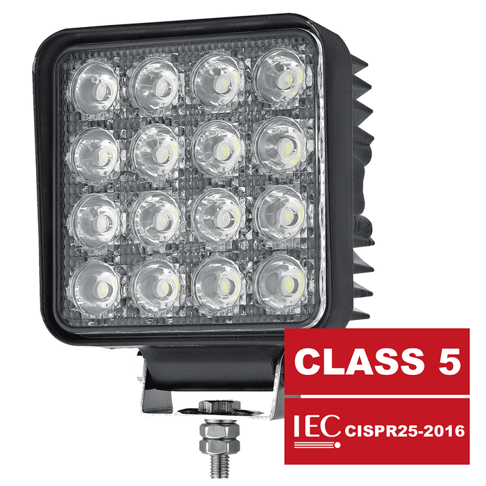 Lampe de travail à LED de classe 5 | 2500 lumens, IP67 et protection électromagnétique