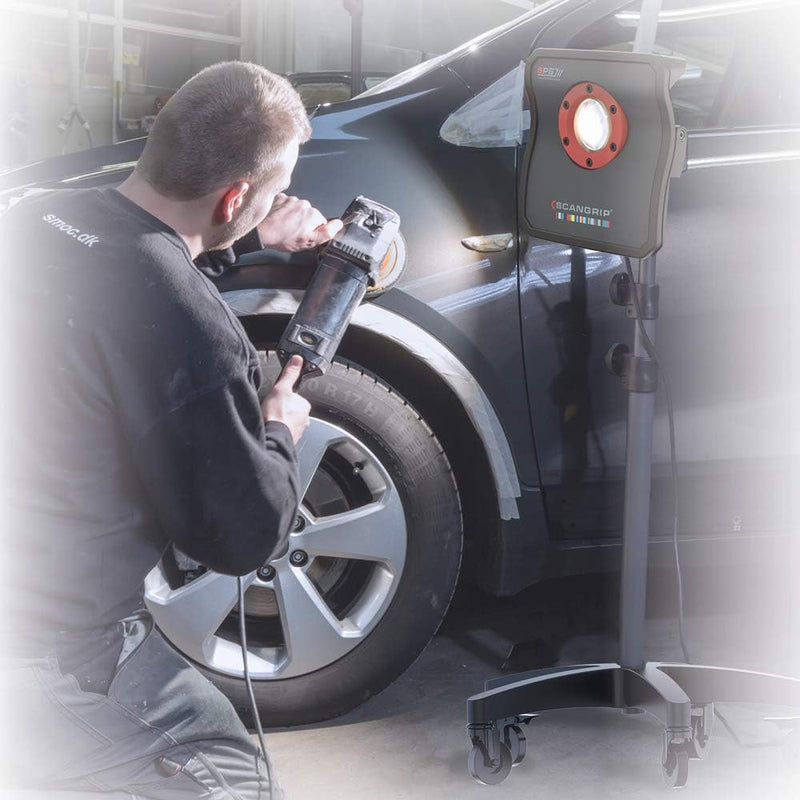 Soporte Trípode con 5 Ruedas para Focos Scangrip – Wheel Stand 03.5682