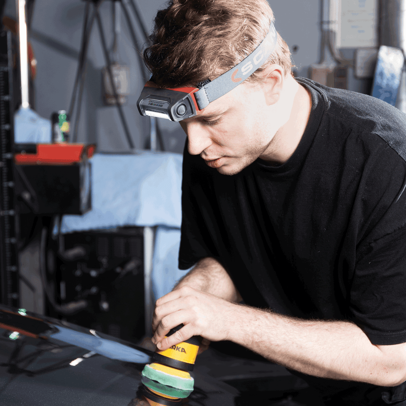 Lámpara Frontal LED Recargable para Detallado y Pintura I-MATCH 3 - Autowin24