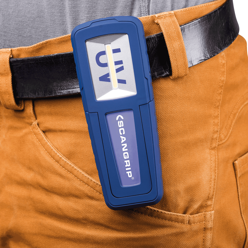 Lámpara LED de trabajo con UV para detección de fugas | Scangrip UV-FORM - Autowin24