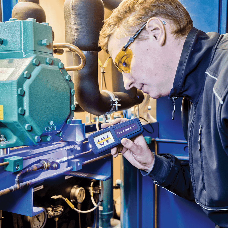 Lámpara LED de trabajo con UV para detección de fugas | Scangrip UV-FORM - Autowin24