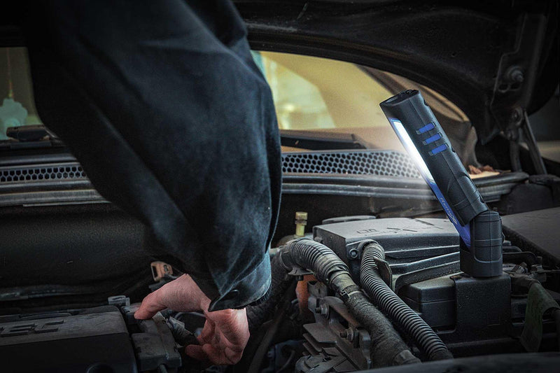 Lámpara de Trabajo LED MINI MAX PRO | 600 Lúmenes, Base de Carga Incluida, Cuerpo Magnético y Articulado 180° | IP65, USB-C, Autonomía hasta 10 Horas - Autowin24