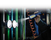 Lámpara de Trabajo LED MINI MAX PRO | 600 Lúmenes, Base de Carga Incluida, Cuerpo Magnético y Articulado 180° | IP65, USB-C, Autonomía hasta 10 Horas - Autowin24