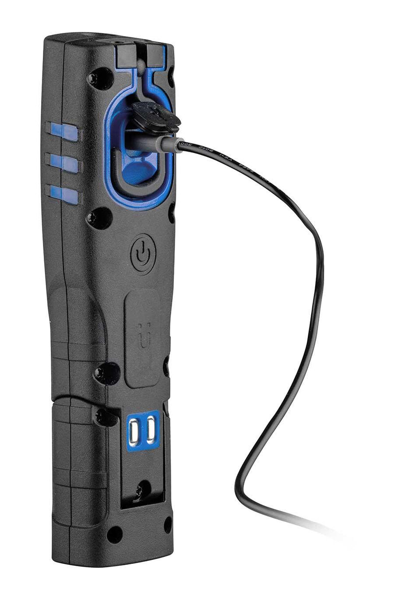 Lámpara de Trabajo LED MINI MAX PRO | 600 Lúmenes, Base de Carga Incluida, Cuerpo Magnético y Articulado 180° | IP65, USB-C, Autonomía hasta 10 Horas - Autowin24