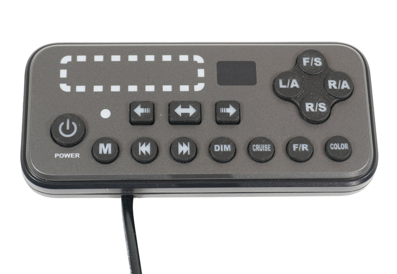 Puente Luminoso LED de Emergencia Bicolor Ámbar/Azul 12/24V – 1200 mm | Homologado R65