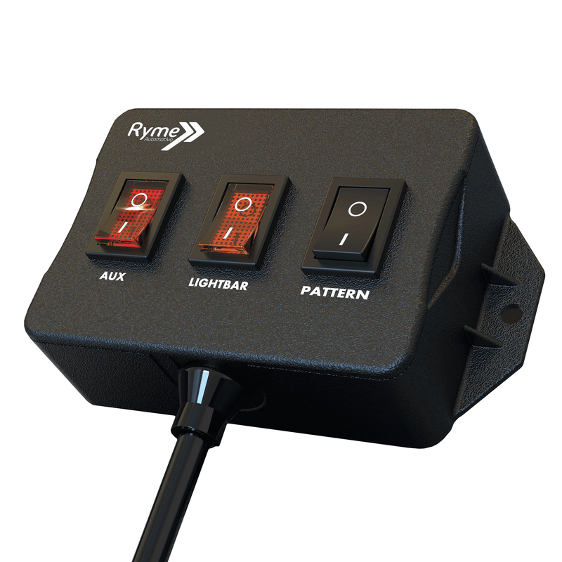 Puente Prioritario LED R65 – 1.200 mm, 10 Modos, Control por Cable - Autowin24