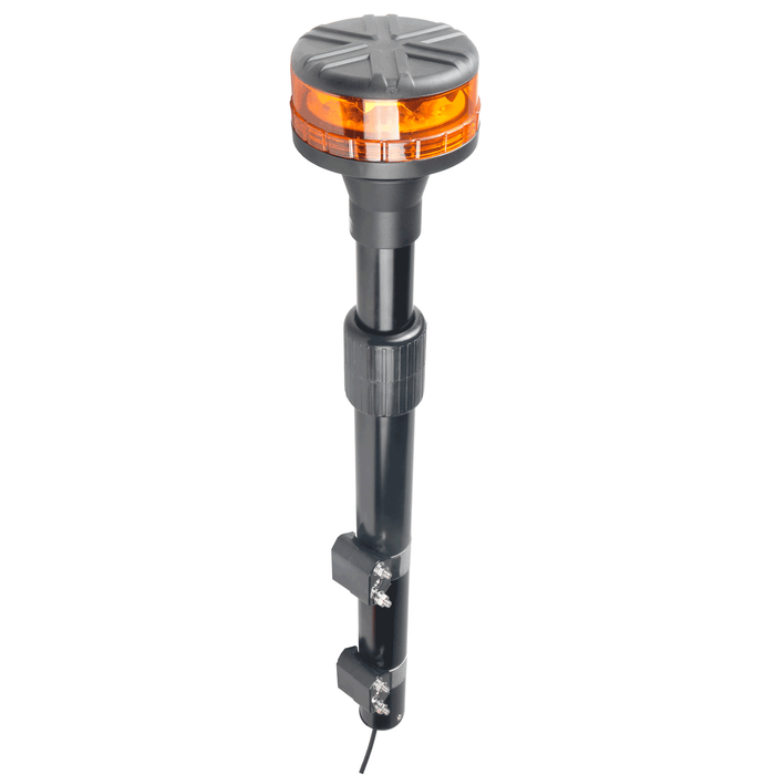 R65 Amber LED Beacon for Motorcycles – Adjustable Height and High Visibility